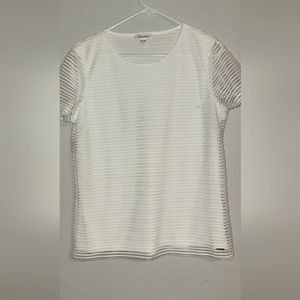 White Calvin Klein Blouse